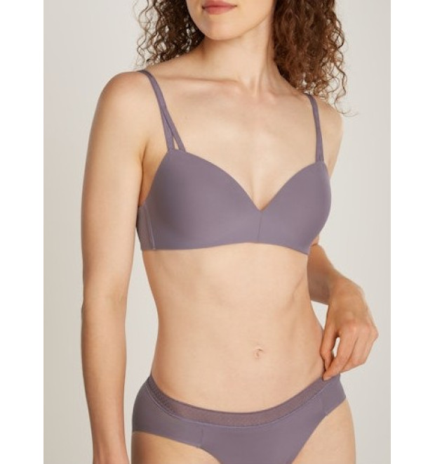Calvin Klein podprsenka Seductive Comfort Light fialová Calvin Klein podprsenka Seductive Comfort Light fialová