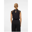 VERO MODA VMMILLA Top čierny VERO MODA VMMILLA Top čierny