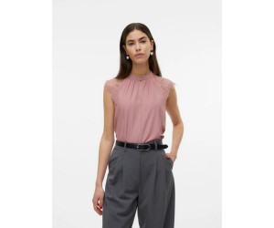 VERO MODA VMMILLA Top ružový VERO MODA VMMILLA Top ružový