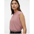 VERO MODA VMMILLA Top ružový VERO MODA VMMILLA Top ružový