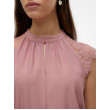 VERO MODA VMMILLA Top ružový VERO MODA VMMILLA Top ružový