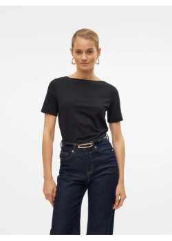 VERO MODA VMPANDA dámske tričko čierne