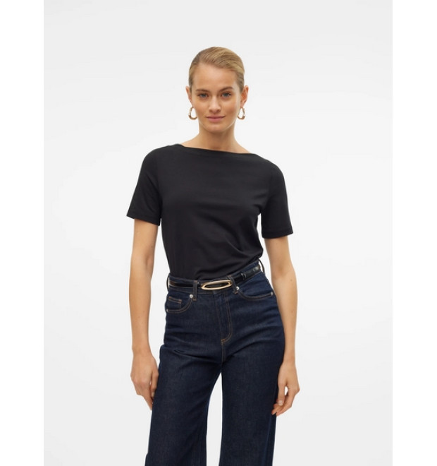 VERO MODA VMPANDA dámske tričko čierne VERO MODA VMPANDA dámske tričko čierne