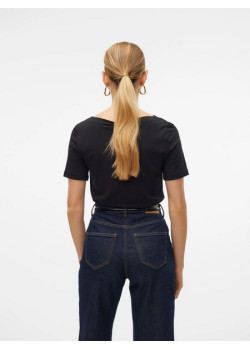 VERO MODA VMPANDA dámske tričko čierne