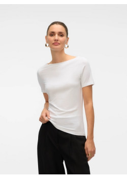 VERO MODA VMPANDA dámske tričko biele