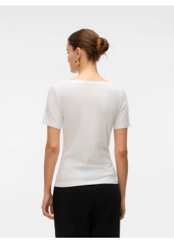 VERO MODA VMPANDA dámske tričko biele