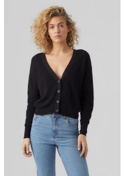 VERO MODA dámsky kardigan čierny