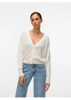 VERO MODA dámsky kardigan biely