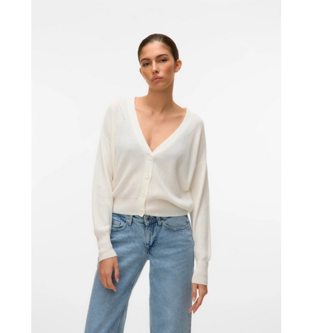 VERO MODA dámsky kardigan biely VERO MODA dámsky kardigan biely