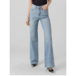 VERO MODA TESSA dámske široké rifle modré VERO MODA TESSA dámske široké rifle modré