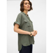 Vero Moda BUMPY košeľa zelená