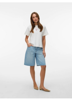 Vero Moda VMSARA dámske tričko biele