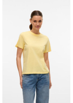 VERO MODA PAULINA tričko žlté