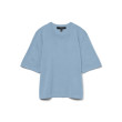 VERO MODA SILJE pletený sveter modrý VERO MODA SILJE pletený sveter modrý