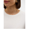 VERO MODA SILJE pletený sveter biely VERO MODA SILJE pletený sveter biely