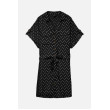 Vero Moda BUMPY bodkované šaty čierne