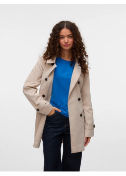 VERO MODA VMCHELSEA dámsky plášť béžový
