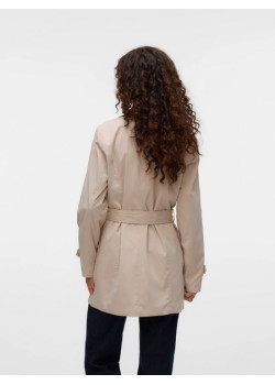VERO MODA VMCHELSEA dámsky plášť béžový
