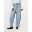 VERO MODA BILLIE dámske rifle s vysokým pásom modré VERO MODA BILLIE dámske rifle s vysokým pásom modré