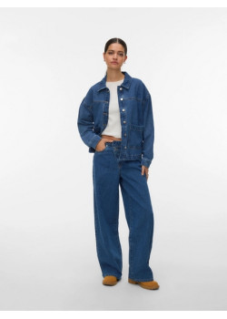 VERO MODA JAMIE dámska rifľová bunda modrá