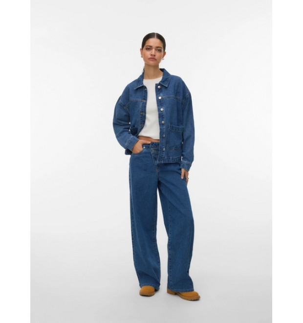 VERO MODA JAMIE dámska rifľová bunda modrá VERO MODA JAMIE dámska rifľová bunda modrá
