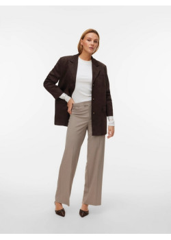 VERO MODA TEXAS dámske nohavice hnedé