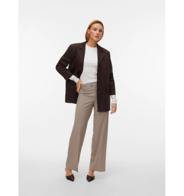 VERO MODA TEXAS dámske nohavice hnedé VERO MODA TEXAS dámske nohavice hnedé