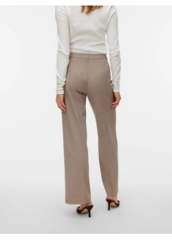 VERO MODA TEXAS dámske nohavice hnedé