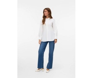 Vero Moda ELINA dlhá košeľa biela
