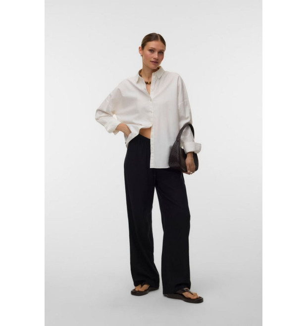 Vero Moda ROSIE letné nohavie čierne