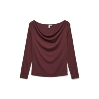 VERO MODA Ice dámska blúzka top bordová