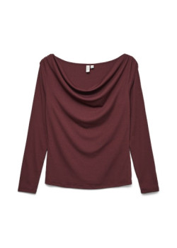 VERO MODA Ice dámska blúzka top bordová