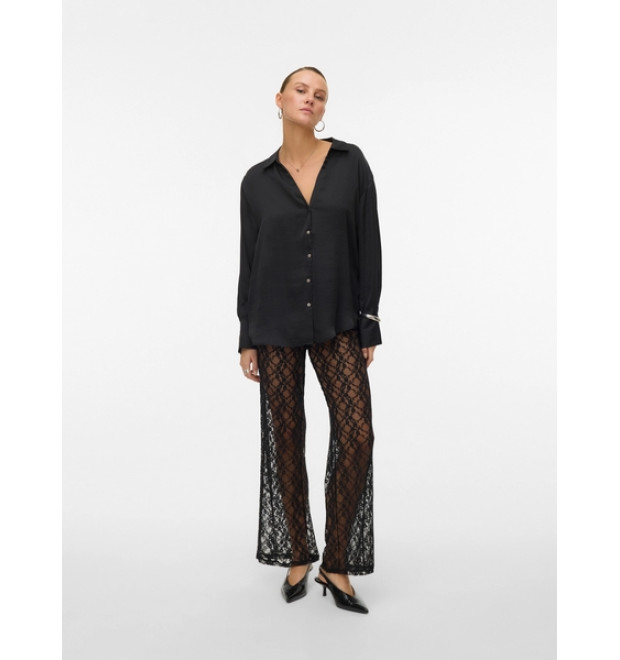 VERO MODA SOMMER dámska košeľa čierna VERO MODA SOMMER dámska košeľa čierna