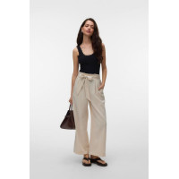 VERO MODA NANA top s čipkou čierny