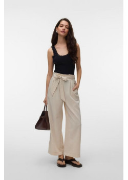 VERO MODA NANA top s čipkou čierny