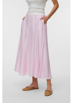 Vero Moda BLISS maxi sukňa ružová