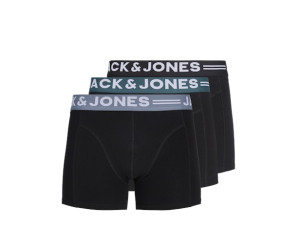 JACK & JONES pánske bavlnené boxerky 3-balenie čierne JACK & JONES pánske bavlnené boxerky 3-balenie čierne