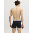 JACK & JONES pánske bavlnené boxerky 3-balenie čierne JACK & JONES pánske bavlnené boxerky 3-balenie čierne