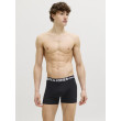 JACK & JONES pánske bavlnené boxerky 3-balenie čierne JACK & JONES pánske bavlnené boxerky 3-balenie čierne