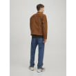 JACK & JONES pánska motorkárska bunda hnedá JACK & JONES pánska motorkárska bunda hnedá