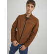 JACK & JONES pánska motorkárska bunda hnedá JACK & JONES pánska motorkárska bunda hnedá