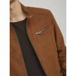 JACK & JONES pánska motorkárska bunda hnedá JACK & JONES pánska motorkárska bunda hnedá