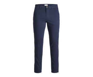 JACK & JONES nohavice Chino modré