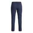 JACK & JONES nohavice Chino modré JACK & JONES nohavice Chino modré