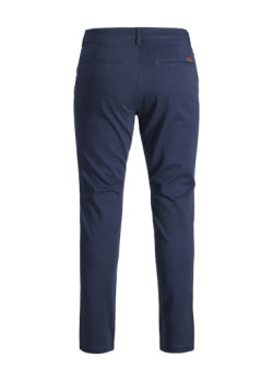 JACK & JONES nohavice Chino modré