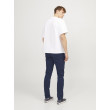 JACK & JONES nohavice Chino modré JACK & JONES nohavice Chino modré