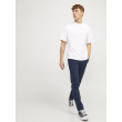 JACK & JONES nohavice Chino modré JACK & JONES nohavice Chino modré