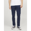 JACK & JONES nohavice Chino modré JACK & JONES nohavice Chino modré