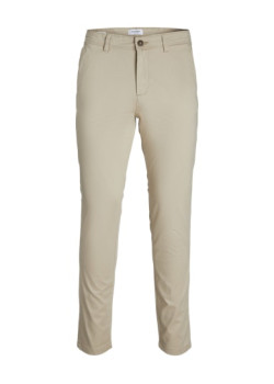 JACK & JONES pánske nohavice slim fit Chino béžové