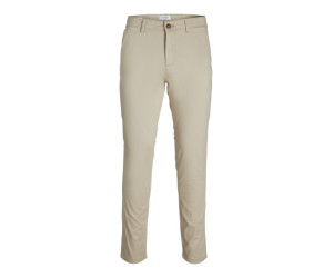 JACK & JONES pánske nohavice slim fit Chino béžové